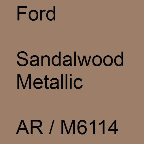 Ford, Sandalwood Metallic, AR / M6114.